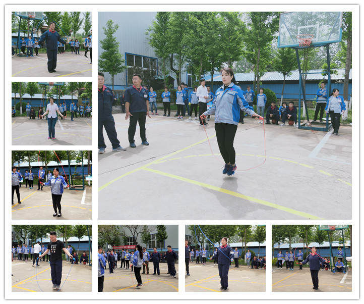 伴隨跳繩擦過(guò)地面的清脆聲，盡情展現(xiàn)著運(yùn)動(dòng)員們的輕盈風(fēng)姿