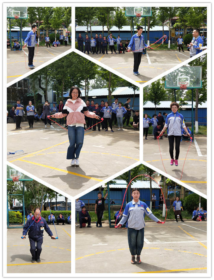 伴隨跳繩擦過(guò)地面的清脆聲，盡情展現(xiàn)著運(yùn)動(dòng)員們的輕盈風(fēng)姿