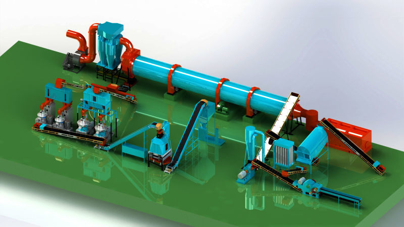 木屑顆粒機(jī)生產(chǎn)線