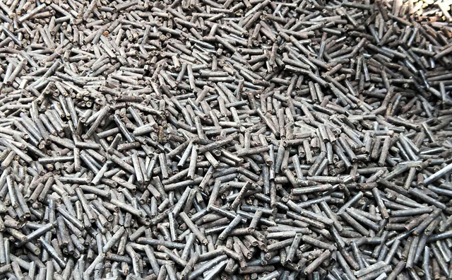 秸稈制粒機(jī)加工的芡實(shí)顆粒燃料