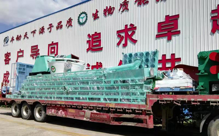 生產(chǎn)線設備準備發(fā)往哈爾濱
