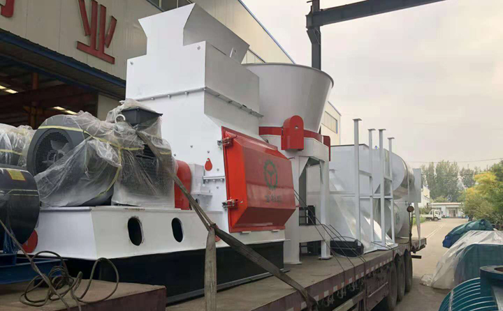 粉碎機(jī)裝車中