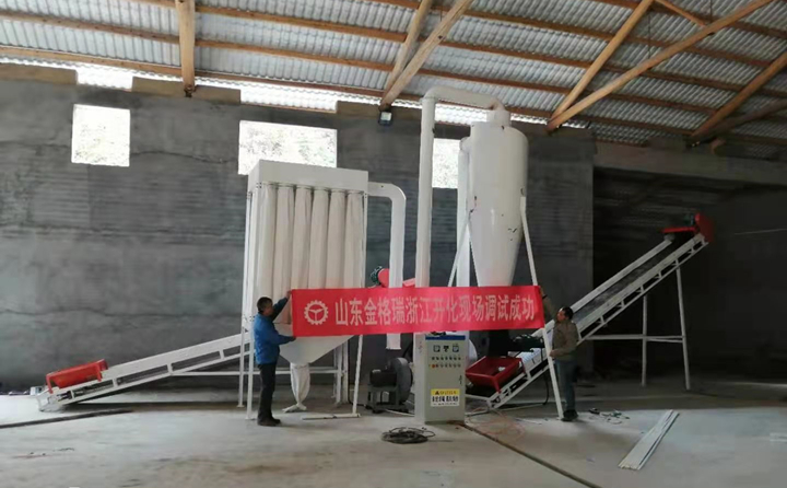 浙江秸稈顆粒機(jī)調(diào)試成功