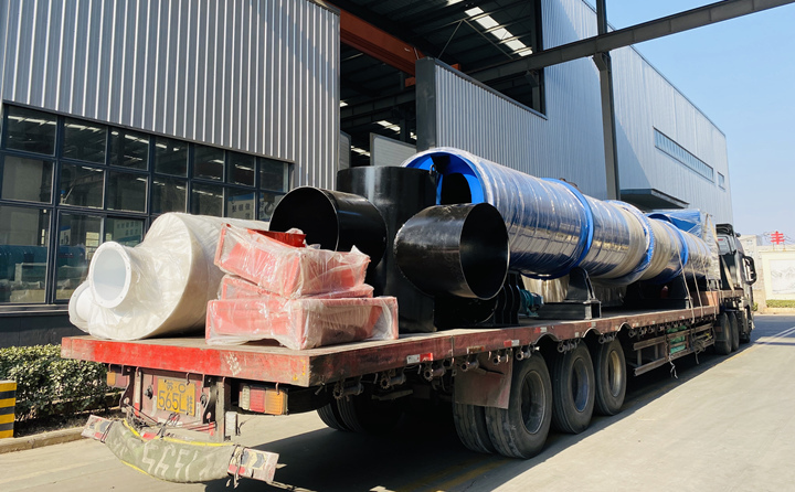 生產(chǎn)線設(shè)備裝車完成