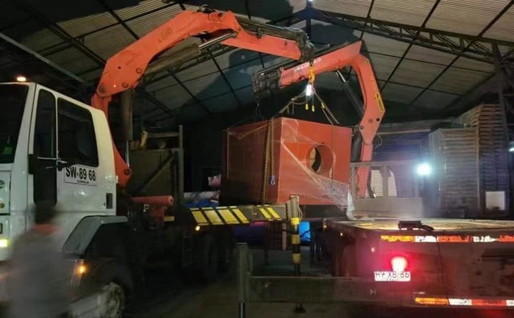 秸稈顆粒機(jī)生產(chǎn)線已到達(dá)智利 秸稈顆粒機(jī)生產(chǎn)線已到達(dá)智利